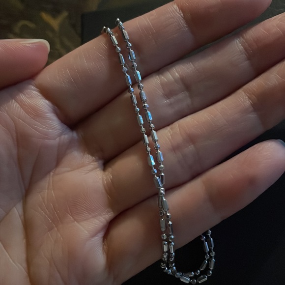 3/$10 Crystal encrusted “B” Initial Necklace - Picture 4 of 4